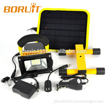 10W LED Flood Light +Solar Panel for Outdoor LED Floodlight